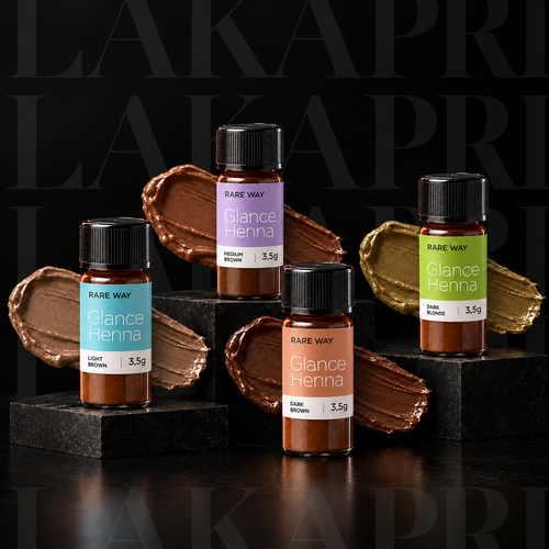 Rare Way Glance Henna 3.5 g, the henna component of Brow + Nail Pair; choose your shade.