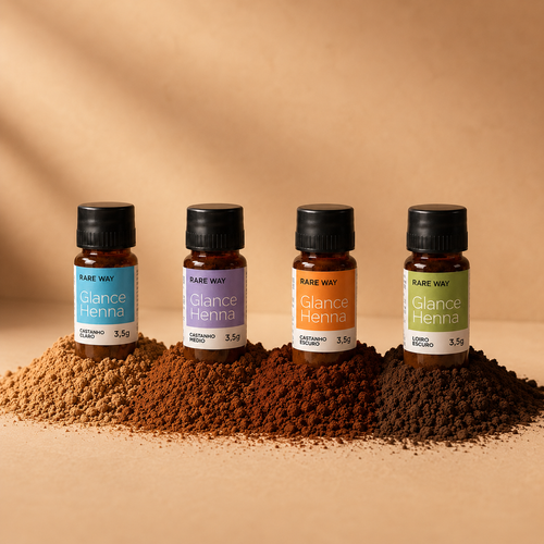 LAKAPRI Complete Henna Shade Set — Dark Blonde, Light Brown, Medium Brown, and Dark Brown Glance Henna cover image