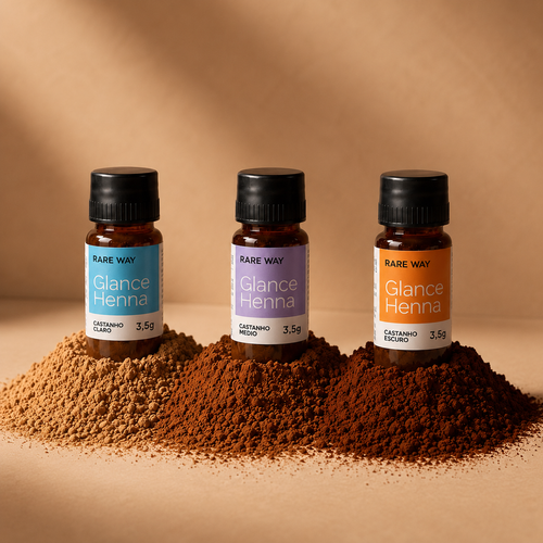 LAKAPRI Professional Henna Trio — Light Brown, Medium Brown, and Dark Brown Glance Henna cover image