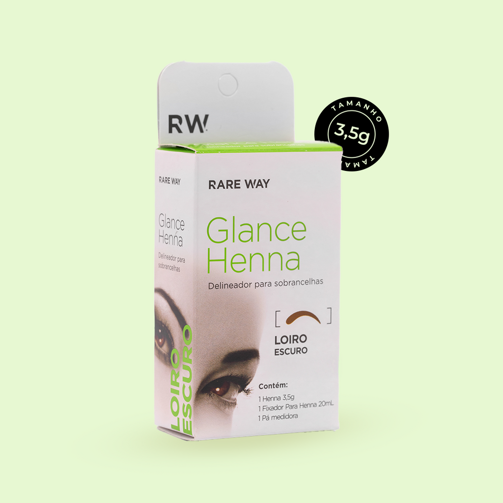 Rare Way Glance Henna Dark Blonde retail box, front view